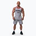 Dámske tréningové tielko NEBBIA Old-School Muscle Tank Top light grey 2