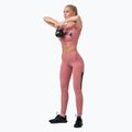 Dámske tréningové legíny NEBBIA Mesh High-Waist old rose 8