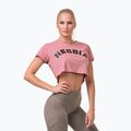 NEBBIA dámsky top Loose Fit & Sporty Crop Top pink 58371