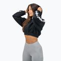 Dámska mikina NEBBIA Crop Hoodie Iconic black