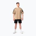 Pánske športové tričko NEBBIA Lifting Club light brown 2