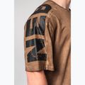 Pánske športové tričko NEBBIA Washed-Off Lifting Club light brown 4