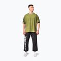 Pánske športové tričko NEBBIA Washed-Off Lifting Club green 2