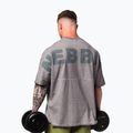 Pánske športové tričko NEBBIA Washed-Off Heavyweight No Shortcuts light grey 3
