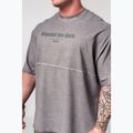 Pánske športové tričko NEBBIA Washed-Off Heavyweight No Shortcuts light grey 4