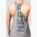 Pánske športové tielko NEBBIA Washed-Off Stringer Max Out light grey 5