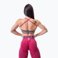 Dámske tréningové legíny NEBBIA Washed High Waisted Legacy red 4