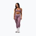 Dámske tréningové legíny NEBBIA Flow Seamless Hight Waist Push Up pink 2