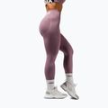Dámske tréningové legíny NEBBIA Flow Seamless Hight Waist Push Up pink 4