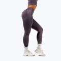Dámske tréningové legíny NEBBIA Flow Seamless Maximum Push-Up dark grey 2