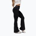 Dámske tréningové legíny NEBBIA Flow Seamless High Waist Sculpting Flared Black 4