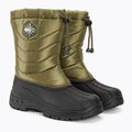 Zeleno-čierne zateplené gamaše Delphin SnowTex 4