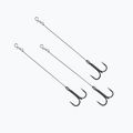 Delphin Bomb Twisto Rigs tungstenový nadväzec 3 ks čierny 669004008 2