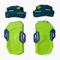 CrazyFly Hexa II Viazanie Malé modro-zelené kiteboardové podložky a popruhy T016-0264