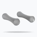 Činky GymBeam Neoprene Dumbbells 2 x 1 kg light grey