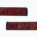 Vzpieračské trhačky GymBeam X-Grip black/red 2