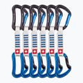 Lezecké expresky Ocun Raven QD Zoom PA 12 cm 6 ks blue