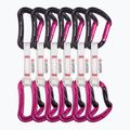 Lezecké expresky Ocun Raven QD Bio-Dyn-Ring 10 cm 6 ks pink