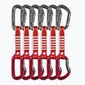 Lezecké expresky Ocun Hawk QD Zoom PA 12 cm 6 ks red