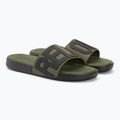 Pánske žabky Coqui Speedy army green relax on 4