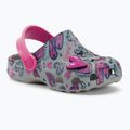 Coqui Little Frog mid.grey/fuchsia love/amulet detské sandále 2