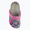 Coqui Little Frog mid.grey/fuchsia love/amulet detské sandále 7