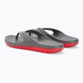Pánske žabky Coqui Zucco dark grey/red 3