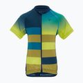 Detský cyklistický dres SILVINI Mazzani tmavomodro-žltý 3123-CD2284/32421