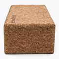 JadeYoga Cork Block Malá svetlohnedá kocka na jogu CYBS 2