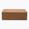 JadeYoga Cork Block Malá svetlohnedá kocka na jogu CYBS 5