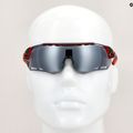 Cyklistické okuliare Tifosi Alliant 3 black red/smoke/ac red/clear 7