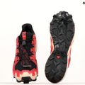 Salomon Speedcross 6 GTX pánska bežecká obuv black/red dahlia/poppy red 14
