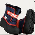 Detské trekové topánky Sorel Snow Commander nocturnal/sail red 14