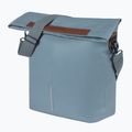 Taška na bicykel na zadný nosič Basil City Shopper z Vegan Leather 16 l modrá 2