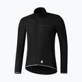 Shimano pánska cyklistická bunda Evolve Wind Jersey Zateplená čierna PCWJAPWUE11ML0104