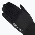 Dámske cyklistické rukavice Rogelli Laval Mid Season LW Windproof black 4