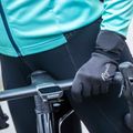 Dámske cyklistické rukavice Rogelli Laval Mid Season LW Windproof black 6