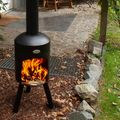 Záhradný krb BonFeu Bonbini black 8