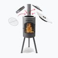 Záhradný krb BonFeu BonGiano SP black 5
