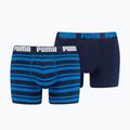 Pánske boxerky PUMA Heritage Stripe 2ks blue