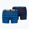 Pánske boxerky PUMA Heritage Stripe 2ks blue 2