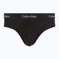 Pánske slipy Calvin Klein 0000U2661G Hip Brief 3 páry black body 2