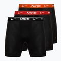 Pánske boxerky Nike Everyday Cotton Stretch 3 páry black team orange/red/black