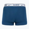 Pánske boxerky Nike Everyday Cotton Stretch Trunk 3 pary light armry blue/blue force/white waistband 3