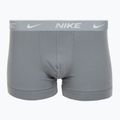 Pánske boxerky Nike Everyday Cotton Stretch Trunk 3 pary black/iron gry/cool grey high shine textured wb 2
