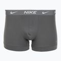 Pánske boxerky Nike Everyday Cotton Stretch Trunk 3 pary black/iron gry/cool grey high shine textured wb 3