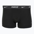 Pánske boxerky Nike Everyday Cotton Stretch Trunk 3 pary black/iron gry/cool grey high shine textured wb 4
