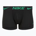 Pánske boxerky Nike Dri-Fit Essential Micro Trunk 3 pary black green shock/wild violet/black text wb 4