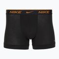 Pánske boxerky Nike Everyday Cotton Stretch Trunk 3 pary black lig crim/des och/deep night logo waistband 2