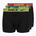 Pánske boxerky Nike Dri-Fit Essential Micro 3 pairs blklightcrimson/ brightcitron/evergreenaur